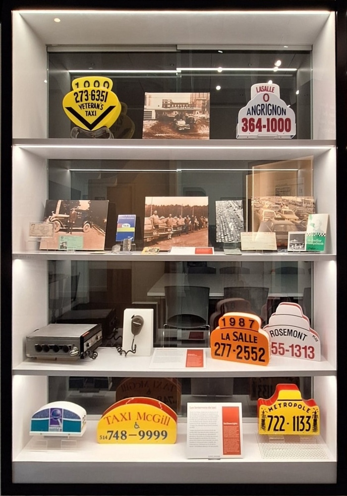 Vitrine 1 au Centre des mémoires montréalaises